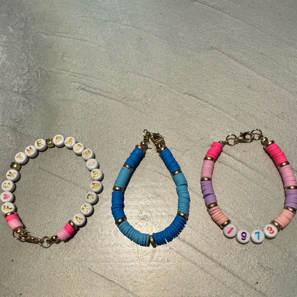 Feminist bracelets